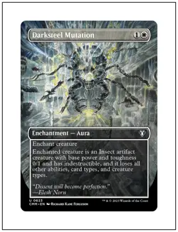 1x Darksteel Mutation, Borderless Art, Magic the Gathering, MTG NM - Image 1