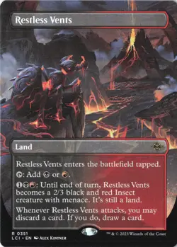 Restless Vents (Borderless) R The Lost Caverns of Ixalan 351 NM - Image 1