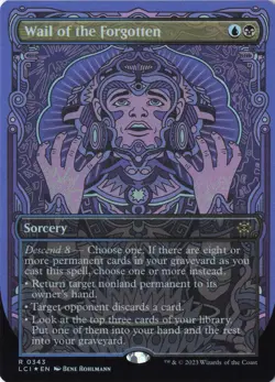 Wail of the Forgotten (Borderless) Foil R The Lost Caverns of Ixalan 343 NM - Image 1