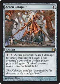 MTG Acorn Catapult, Light Play, English Commander 2011 - Image 1