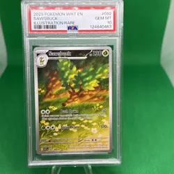 Pokemon TCG Sawsbuck 092/086 IR White Flare PSA 10 GEM MINT illustration Rare - Image 1