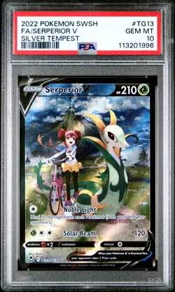 2022 Pokemon Serperior V - Silver Tempest - TG13/TG30 - PSA 10 Gem MT - Image 3