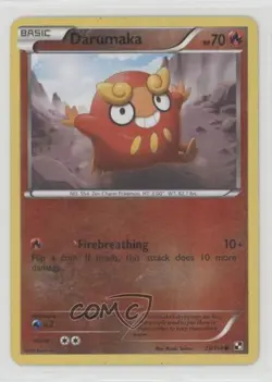 Darumaka Reverse Foil Pokemon Black & White Base Set #23 READ - Image 1