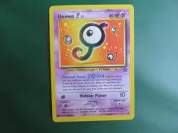 Pokemon Black Star Promo #38 Unown LP - Image 1