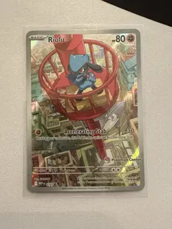 Riolu Pokemon Center Stamped Mega Evolution Promo Black Star NM 10 010 English - Image 1