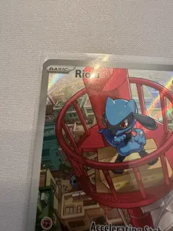 Riolu Pokemon Center Stamped Mega Evolution Promo Black Star NM 10 010 English - Image 2