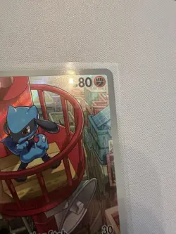 Riolu Pokemon Center Stamped Mega Evolution Promo Black Star NM 10 010 English - Image 3