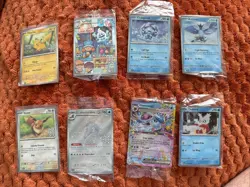 Pokemon 2025 Holiday Calendar Stamped Promos (COMPLETE SET OF 8) - Image 1
