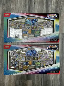 Pokemon Prismatic Lucario ex Tyranitar ex Premium Collection Lot of 2 SEALED - Image 1