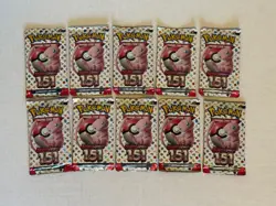 Lot of (10) Pokemon TCG Scarlet & Violet 151 Booster Packs - NEW/SEALED - Image 1
