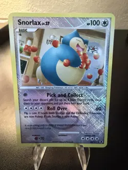 Snorlax Pokemon League Holo No. 33 Rising Rivals Cross Holo NM - Image 1