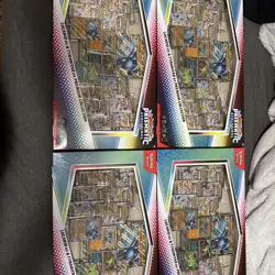Pokemon Lucario Ex Tyranitar Ex Premium Collection Prismatic Evolution 4 Boxes - Image 1