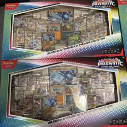 Pokemon Lucario Ex Tyranitar Ex Premium Collection Prismatic Evolution 4 Boxes - Image 2