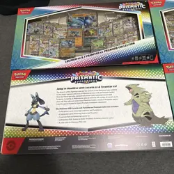 Pokemon Lucario Ex Tyranitar Ex Premium Collection Prismatic Evolution 4 Boxes - Image 5