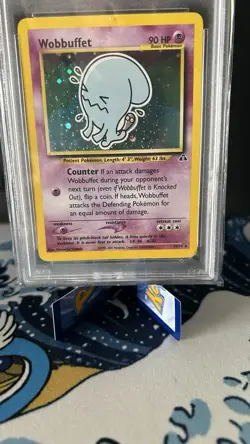 Pokemon TCG Wobbuffet 16/75 Neo Discovery Holo PSA 9 EX-MT - Image 3