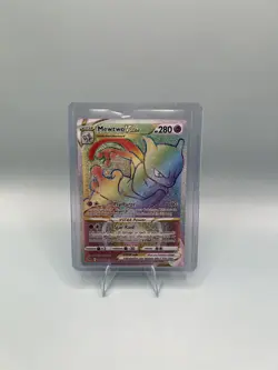 Pokemon TCG Mewtwo VStar Pokemon Go 079/078 Rainbow Secret Rare NM/M - Image 1