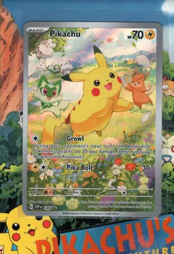 Pokemon TCG Pikachu SVP088 Paldea Adventure Chest Black Star Promo NM/M - Image 1