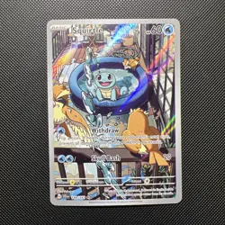 Pokemon TCG Squirtle - Illustration Rare - Stellar Crown - 148/142 - NM - Image 1
