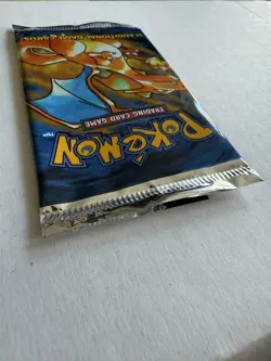 Empty Pokemon TCG Base Set Booster Pack EMPTY Charizard Artwork WOTC - Image 2