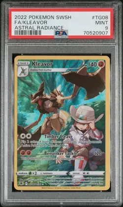 Pokemon! PSA 8 Kleavor TG08/TG30 - Astral Radiance - Trainer Gallery - Mint - Image 1