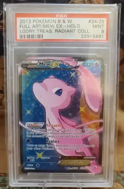 Pokemon 2013 Legendary Treasures Radiant Collection Mew EX PSA 9 - Image 1
