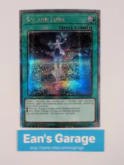 YuGiOh Sol and Luna 1st Ed RA02-EN068 Quarter Century Secret rare - MN - Image 1