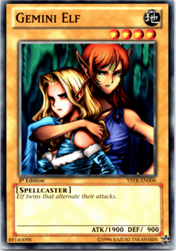 Gemini Elf - YSYR-EN006 - Common - 1st Edition Yugioh - Image 1