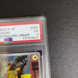 PSA 5 Detective Pikachu 098/SV-P 2023 Promo Pokemon Card Japanese - Image 3