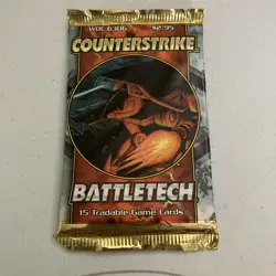 Battletech "Counterstrike" First Edition 15-Card Sealed Booster Pack WOC 6306 - Image 1