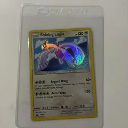 Pokemon TCG Shining Lugia Sun & Moon SM82 Promo Card - Image 1