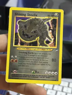 Shining Steelix 112/105 Neo Destiny 2000 Holo Rare WOTC Pokemon Card TCG - Image 3