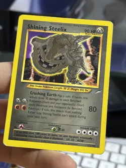 Shining Steelix 112/105 Neo Destiny 2000 Holo Rare WOTC Pokemon Card TCG - Image 4
