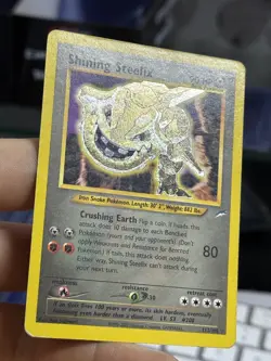 Shining Steelix 112/105 Neo Destiny 2000 Holo Rare WOTC Pokemon Card TCG - Image 5
