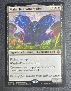 Maha, Its Feathers Night Bloomburrow Regular MTG NM Magic Card - Image 1