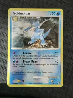 GOLDUCK LV39 - 28/132 - SECRET WONDERS - RARE - POKEMON CARD - REVERSE - Image 1