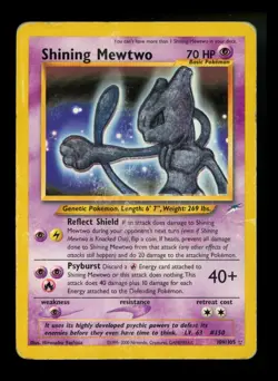 Shining Mewtwo 109/105 Neo Destiny 2000 Holo Rare WOTC Pokemon Card TCG - Image 1