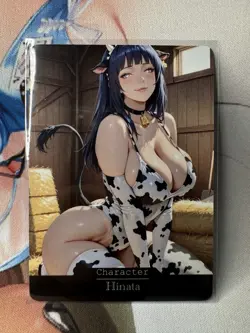 Hinata Naruto hentai Anime Doujin Waifu Custom Art Card - Image 1