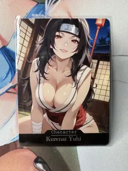 Kurenai Yuhi Naruto hentai Anime Doujin Waifu Custom Art Card - Image 1