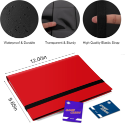 Trading Card Binder 9 Pocket, 360 Pockets Collectible Trading Card Album, Sports - Image 2