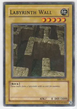 M) Yugioh - Konami - Yu-Gi-Uh! - Labyrinth Wall - MRL-055 - Trading Card - Image 1
