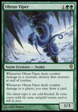 Ohran Viper - Medium Play MTG Duel Decks: Jace vs Vraska - Image 1