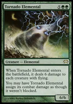 Tornado Elemental - Medium Play MTG Planechase - Image 1