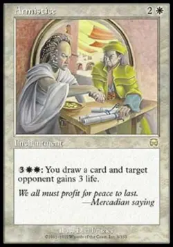 Armistice - Medium Play MTG Mercadian Masques - Image 1