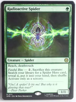 Radioactive Spider [New, Near Mint] Rare {Spider-man MTG} - Image 1