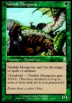 Nimble Mongoose - Medium Play MTG Odyssey - Image 1