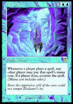 Ice Cave - Medium Play MTG Apocalypse - Image 1