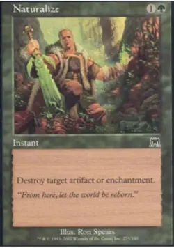 Naturalize - Medium Play MTG Onslaught - Image 1