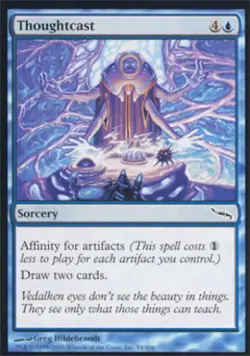 Thoughtcast - Medium Play MTG Mirrodin - Image 1