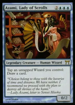 Azami, Lady of Scrolls - Medium Play MTG Champions of Kamigawa - Image 1