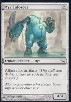 Myr Enforcer - Medium Play MTG Mirrodin - Image 1